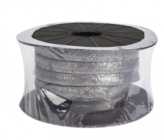 Graphite Plumbers Rope OEM 3mm*3mm Graphite Packing Rope For Petroleum Equipment