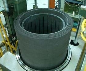 Custom machined High Strength ISO Graphite Heating Element Furnace